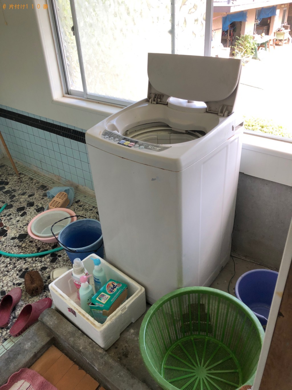 六人用ダイニングテーブル、タンス、洗濯機、冷蔵庫等の回収・処分