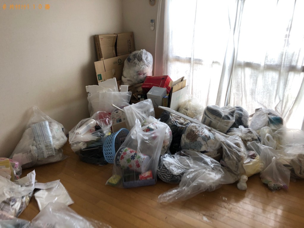 ゴミ箱、衣類、生活雑貨、一般ごみ等の回収・処分ご依頼　お客様の声